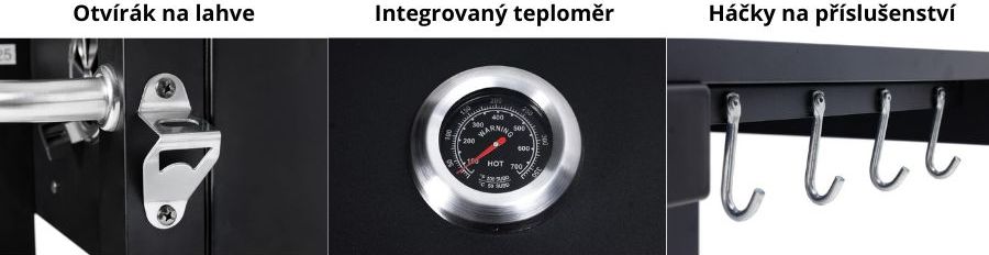 Tarrington House Zahradní gril na dřevěné uhlí Memphis_1